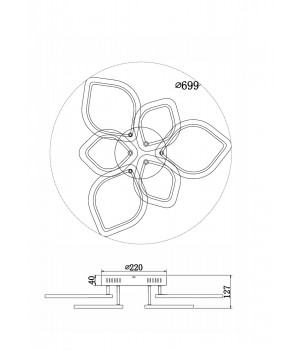 Потолочный светильник Freya FR10016CL-L72W-foto2