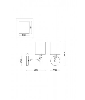 Настенный светильник (бра) Freya FR1007WL-01N-foto2