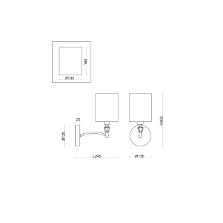 Настенный светильник (бра) Freya FR1007WL-01N-foto2