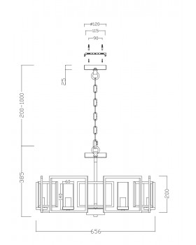 Подвесной светильник Maytoni H009PL-06G-foto8