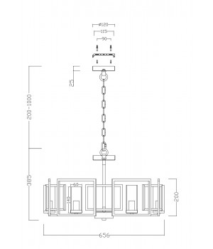 Подвесной светильник Maytoni H009PL-06G-foto8