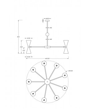 Подвесной светильник Maytoni MOD108PL-18GB-foto3
