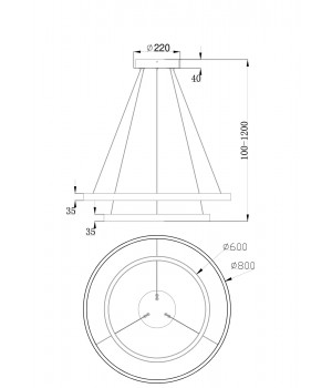 Подвесной светильник Maytoni MOD058PL-L74W4K-foto2