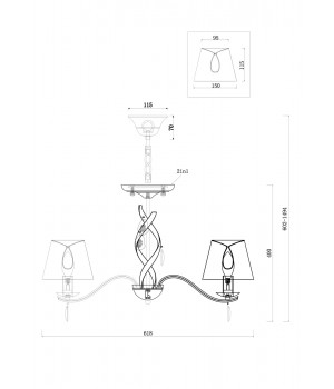 Люстра Freya FR2001PL-05G-foto3