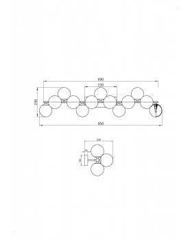 Настенный светильник (бра) Maytoni MOD545WL-13G-foto4