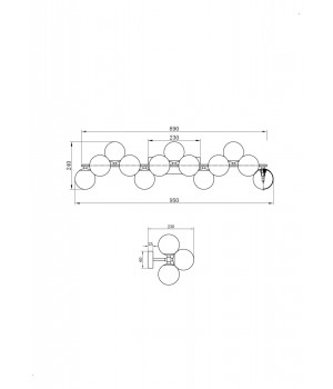 Настенный светильник (бра) Maytoni MOD545WL-13G-foto4