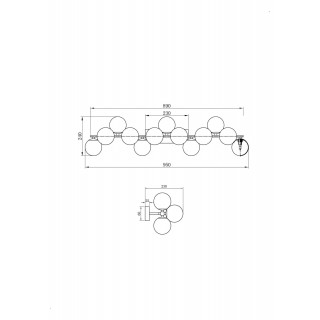 Настенный светильник (бра) Maytoni MOD545WL-13G-foto4