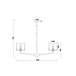 Люстра Freya FR5096PL-08CH-foto2