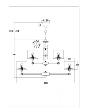 Люстра Maytoni MOD088PL-15BS-foto3