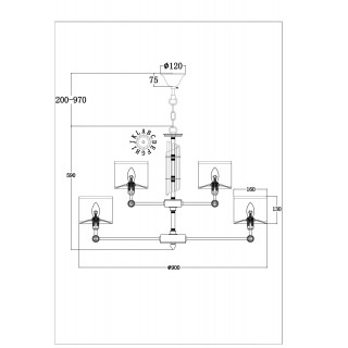 Люстра Maytoni MOD088PL-15BS-foto3