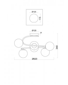 Люстра Freya FR5013PL-06CH-foto3