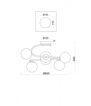 Люстра Freya FR5013PL-06CH-foto3