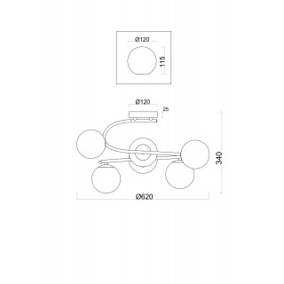 Люстра Freya FR5013PL-06CH-foto3