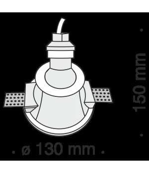 Встраиваемый светильник Technical DL002-1-01-W-foto3