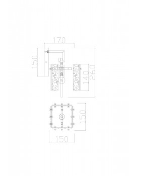 Настенный светильник (бра) Freya FR5166WL-01N