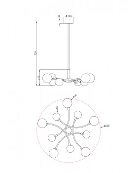 Люстра Freya FR5116PL-10BS-foto2