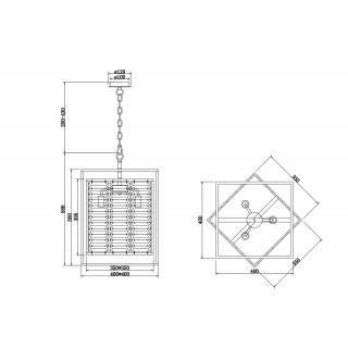Подвесной светильник Maytoni MOD060PL-04G-foto2