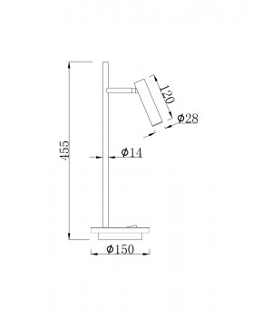 Настольный светильник Maytoni Z010TL-L8B3K-foto2