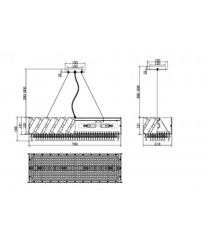 Подвесной светильник Maytoni MOD017PL-04BS-foto4