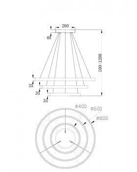 Подвесной светильник Maytoni MOD058PL-L100B4K-foto5
