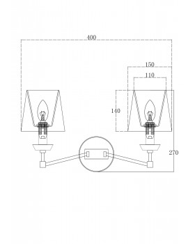 Настенный светильник (бра) Maytoni MOD064WL-02N-foto2
