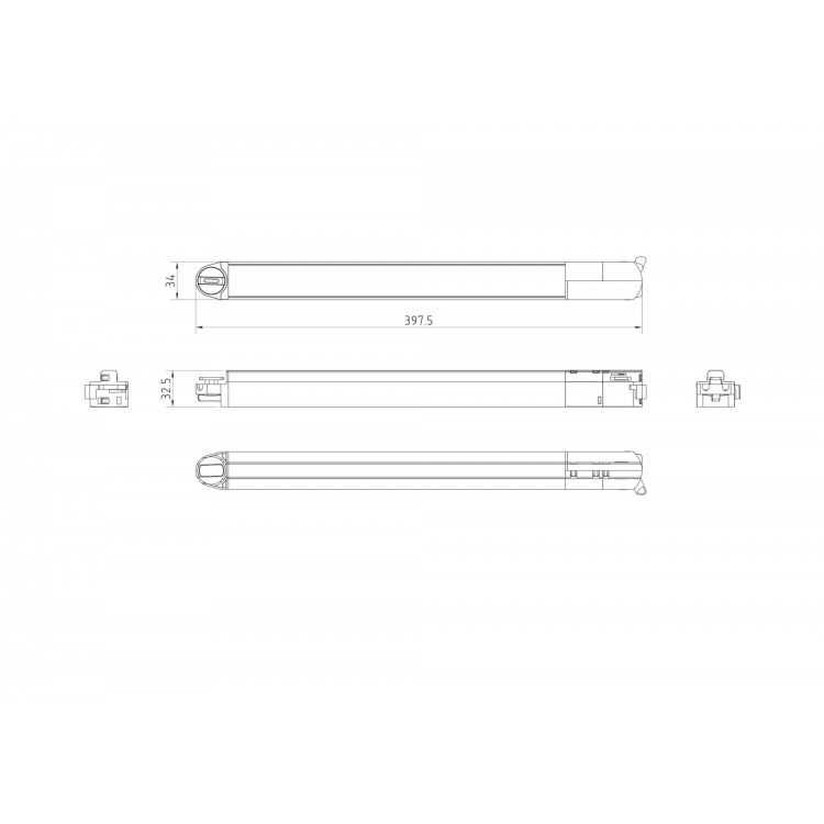 Трековый светильник Technical TR000-1-10W3K-W