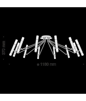 Потолочный светильник Maytoni MOD620CL-24B-foto2