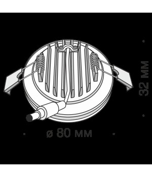 Встраиваемый светильник Technical DL303-L7B-foto5