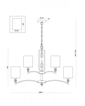 Подвесной светильник Freya FR1007PL-12N-foto2