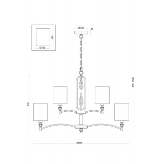 Подвесной светильник Freya FR1007PL-12N-foto2