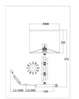 Настольный светильник Maytoni MOD088TL-01BS-foto5