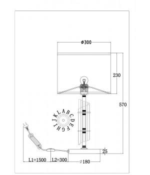 Настольный светильник Maytoni MOD088TL-01BS-foto5