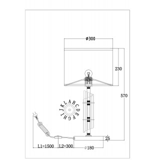 Настольный светильник Maytoni MOD088TL-01BS-foto5
