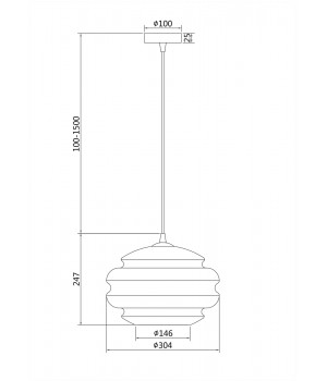 Подвесной светильник Maytoni P079PL-01AM-foto2