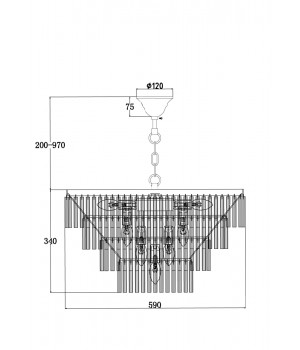 Подвесной светильник Maytoni MOD093PL-13CH-foto2