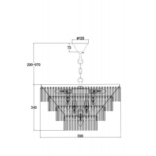 Подвесной светильник Maytoni MOD093PL-13CH-foto2