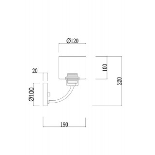 Настенный светильник (бра) Freya FR5003WL-01B-foto2