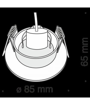 Встраиваемый светильник Technical DL027-2-01B-foto2