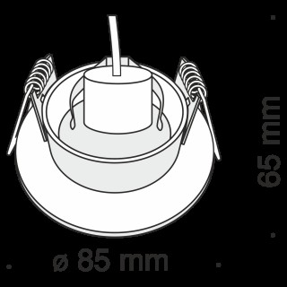 Встраиваемый светильник Technical DL027-2-01B-foto2
