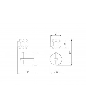 Настенный светильник (бра) Freya FR5114WL-01BZ-foto6