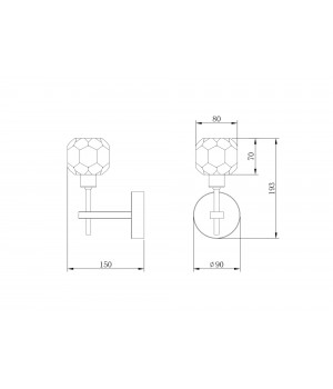 Настенный светильник (бра) Freya FR5114WL-01BZ-foto6