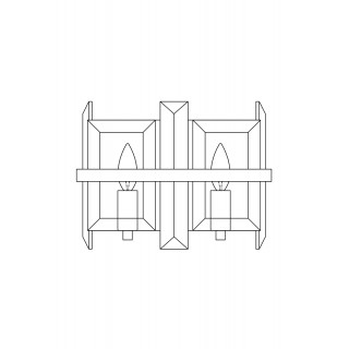 Настенный светильник (бра) Maytoni MOD201WL-02N-foto2
