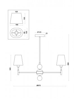 Люстра Freya FR2028PL-05N-foto2