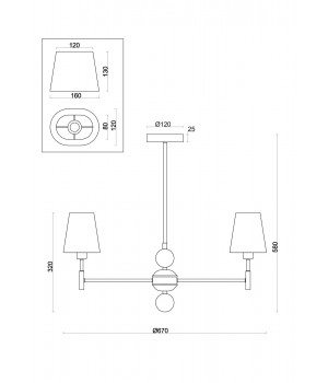 Люстра Freya FR2028PL-05N-foto2