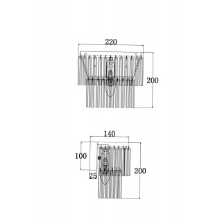 Настенный светильник (бра) Maytoni MOD093WL-01CH-foto3