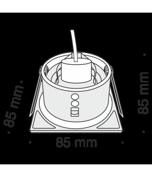 Встраиваемый светильник Technical DL033-2-01W-foto5