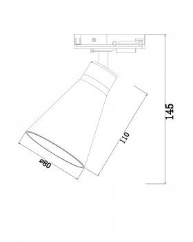 Трековый светильник Technical TR022-1-GU10-MG-foto4