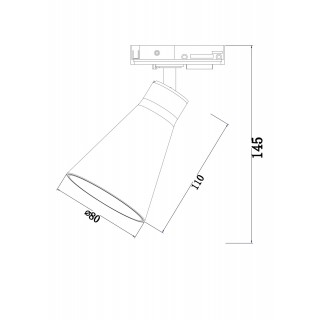 Трековый светильник Technical TR022-1-GU10-MG-foto4