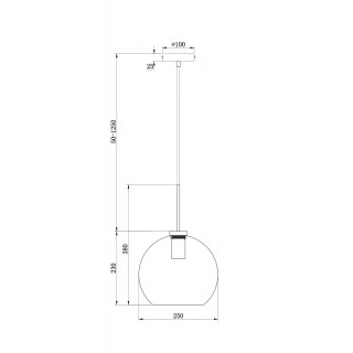 Подвесной светильник Freya FR8003PL-01B-foto2
