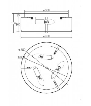 Потолочный светильник Maytoni MOD096CL-03CH-foto2